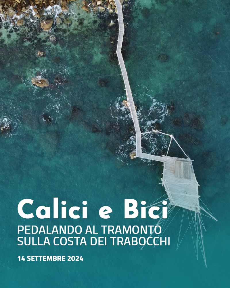 Calici e Bici – Pedalando al tramonto sulla costa dei Trabocchi